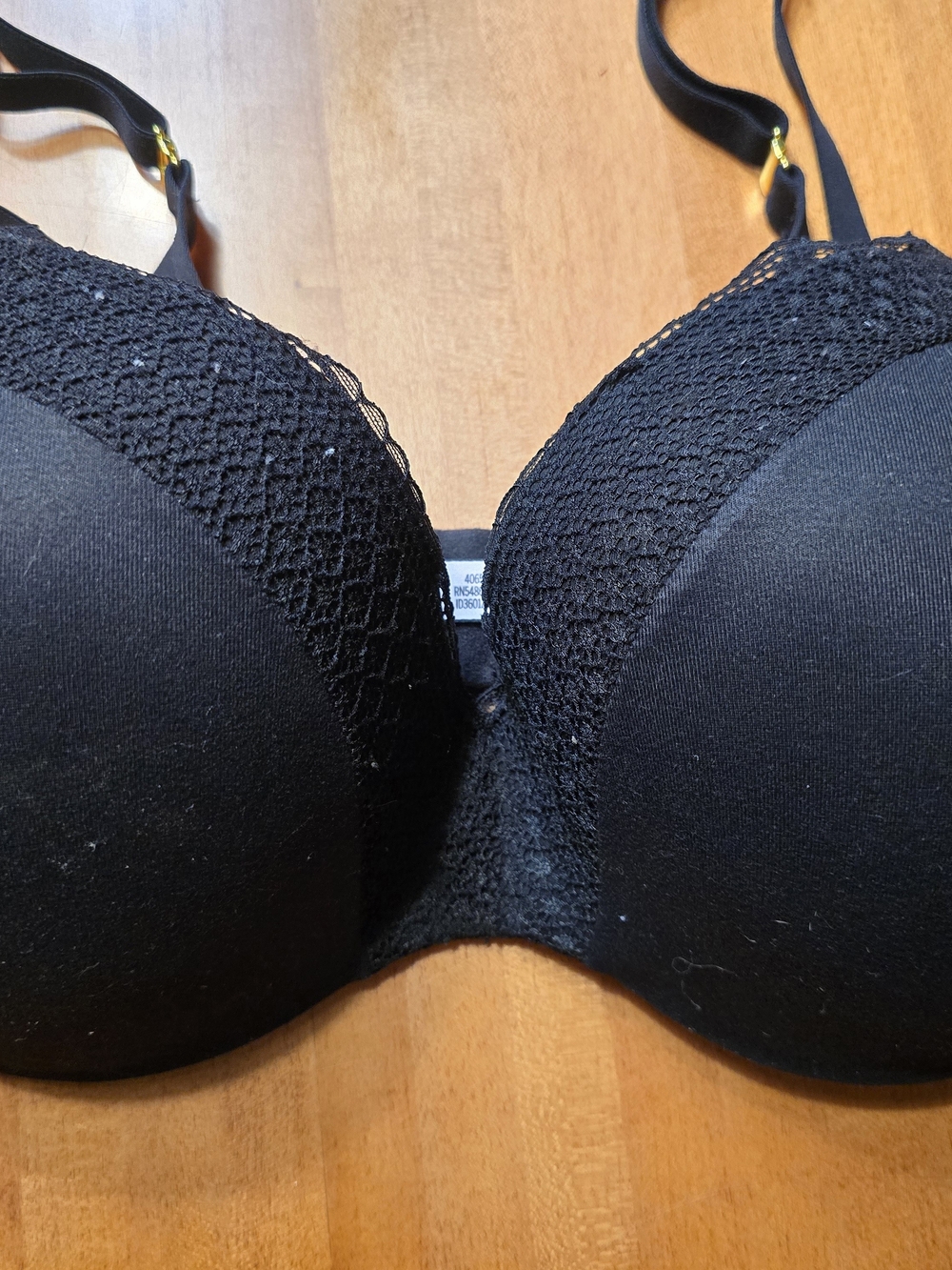 Victoria's Secret Black Lace Push-Up Bra